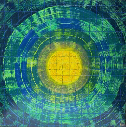 Light within: Let it Shine van Rupali Mansinghka, Schilderij te koop op Singulart