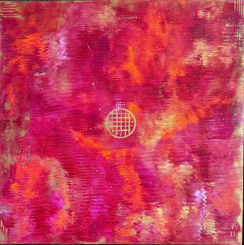 Energy: Colours of Festivity (Magenta) van Rupali Mansinghka, Schilderij te koop op Singulart