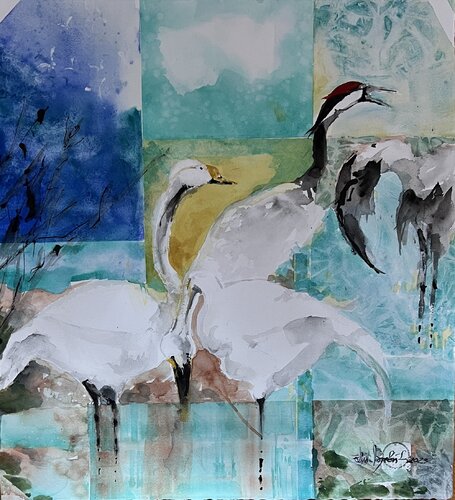 Swanlake von Leila Lagrèn, Werk auf Papier kaufen auf Singulart