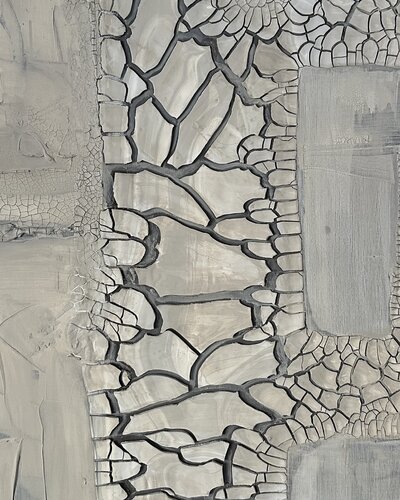 Power of imperfection. par NIENKE VISSCHER, Peinture en vente sur Singulart