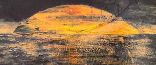 Golden hour par NIENKE VISSCHER, Peinture en vente sur Singulart