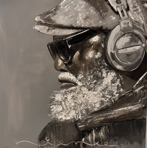 Discjockey Mr.K. Cape Town Observed van NIENKE VISSCHER, Schilderij te koop op Singulart