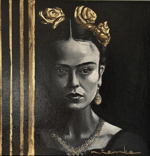 Frida Kahlo par NIENKE VISSCHER, Peinture en vente sur Singulart