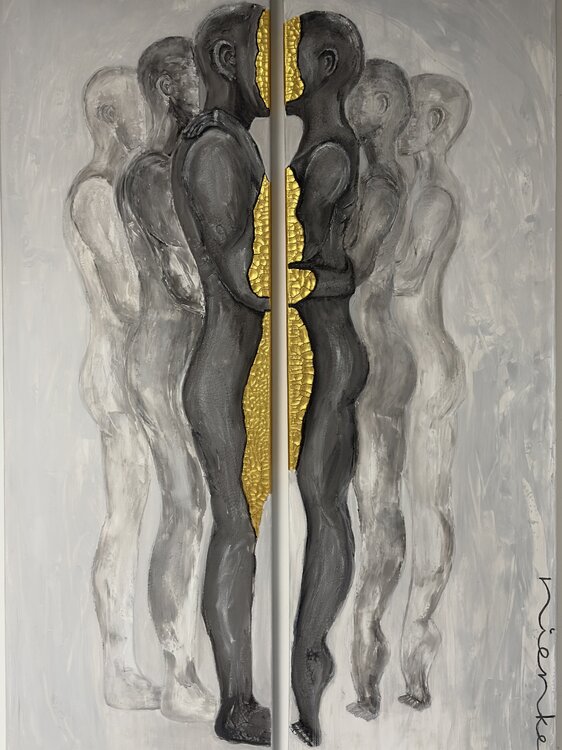 In His Presence — AGAPE Series | Hero Sculptural Diptych (No. 4 of 5) NIENKE VISSCHER