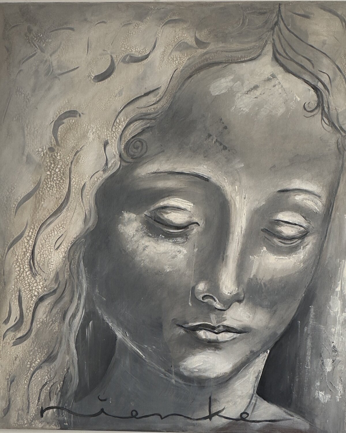 Silent Renaissance NIENKE VISSCHER Original painting for sale