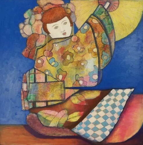 KIMONO von Annie Vandemalle, Malerei kaufen auf Singulart