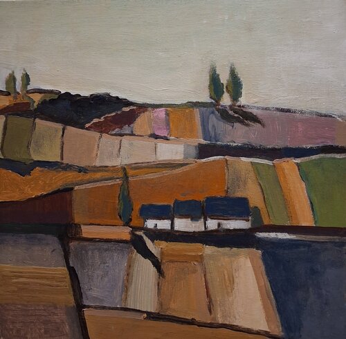 PAYSAGE ENDORMI von Annie Vandemalle, Malerei kaufen auf Singulart