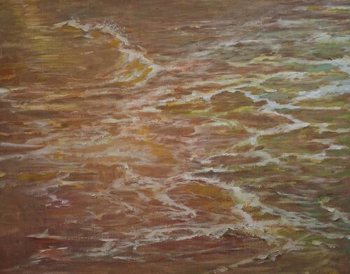 AU FIL DE L EAU von Annie Vandemalle, Malerei kaufen auf Singulart