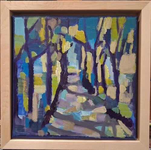 PETITE FORET MAGIQUE 2 par Annie Vandemalle, Peinture en vente sur Singulart