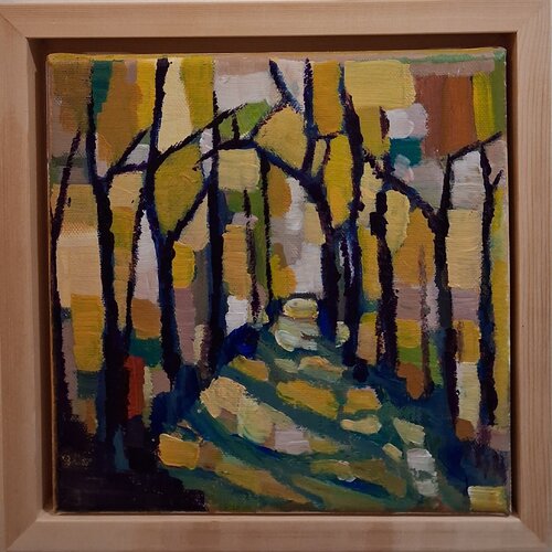PETITE FORET MAGIQUE 3 von Annie Vandemalle, Malerei kaufen auf Singulart