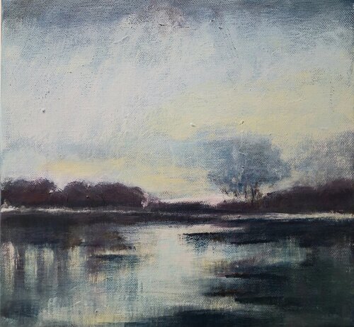 HOMMAGE À CHRISTOPHER 2 van Annie Vandemalle, Schilderij te koop op Singulart