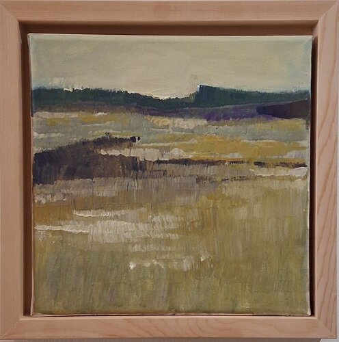 Paysage tout doux par Annie Vandemalle, Peinture en vente sur Singulart
