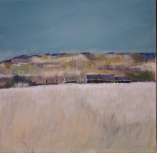 QUELQUE PART, AU BOUT par Annie Vandemalle, Peinture en vente sur Singulart