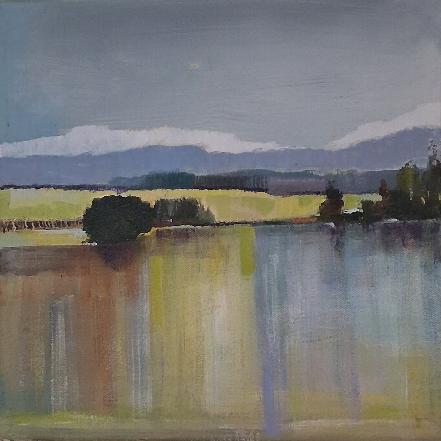 NUAGE BLEU Annie Vandemalle Peinture originale à vendre