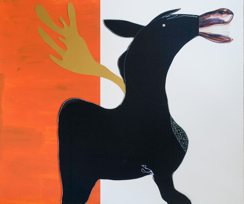 Flying pegasus by Katharina Gruber, Work on Paper for Sale on Singulart