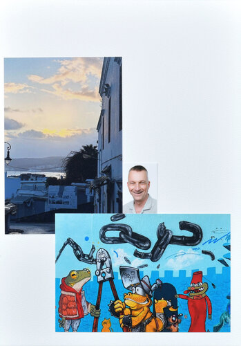 Breaking the chains by Jost Sagasser M.A., Work on Paper for Sale on Singulart