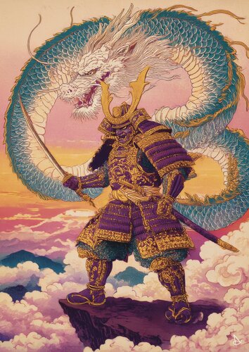 Heir of the Storm 嵐 by ANDSAL, Print for Sale on Singulart