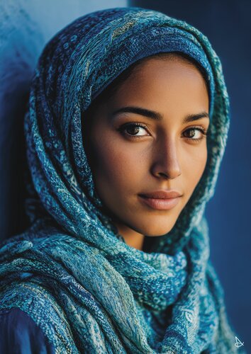 Blue Medina by ANDSAL, Photography for Sale on Singulart