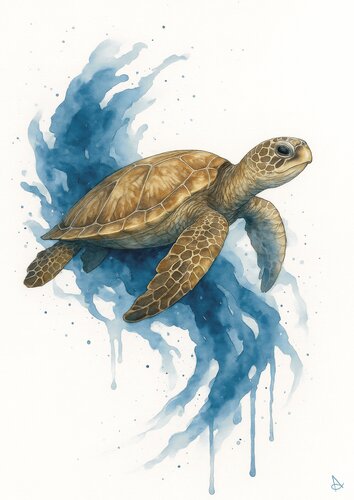 Tartaruga del Tempo van ANDSAL, Afdruk te koop op Singulart