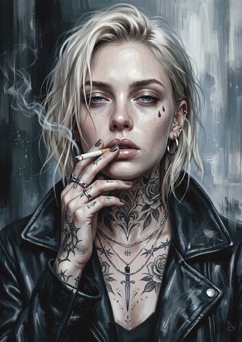Bad Girlz #002 The Street Of Underground par ANDSAL, Digital en vente sur Singulart