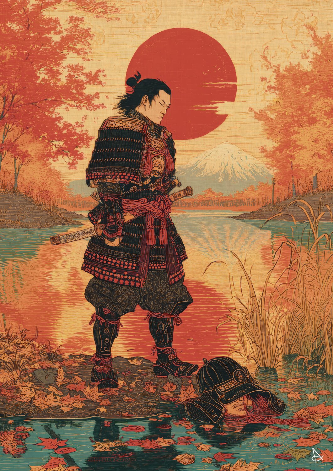 The Samurai and the Reflection 侍 ANDSAL