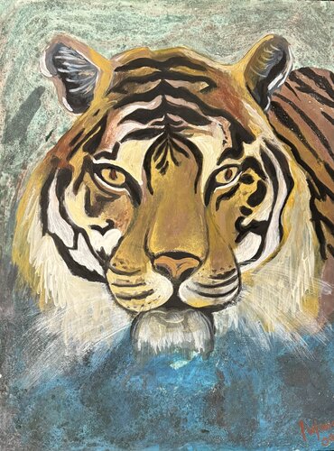 Richard Parker von Georgina Lujano, Malerei kaufen auf Singulart