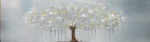 Roble de oro y plata par Georgina Lujano, Peinture en vente sur Singulart
