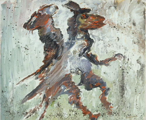 The Master and Margarita van Raindog, Schilderij te koop op Singulart