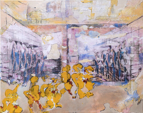 Beth At The Getty by Raindog, Painting for Sale on Singulart
