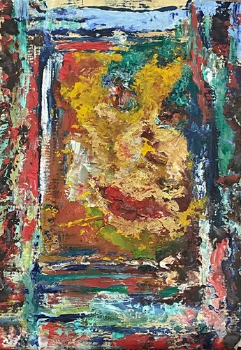Face at a Window van Raindog, Schilderij te koop op Singulart