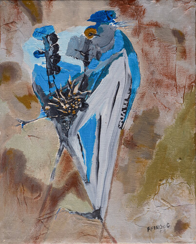 The Bass Player di Raindog, Pittura in vendita su Singulart