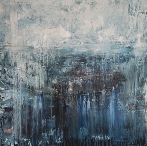 Eismeer by Vinja Bergmann, Painting for Sale on Singulart
