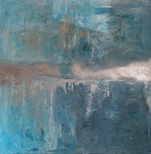 Silberstreif by Vinja Bergmann, Painting for Sale on Singulart