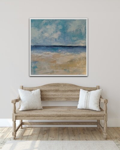 Strand van Vinja Bergmann, Schilderij te koop op Singulart