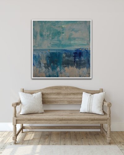 Strand und Meer by Vinja Bergmann, Painting for Sale on Singulart