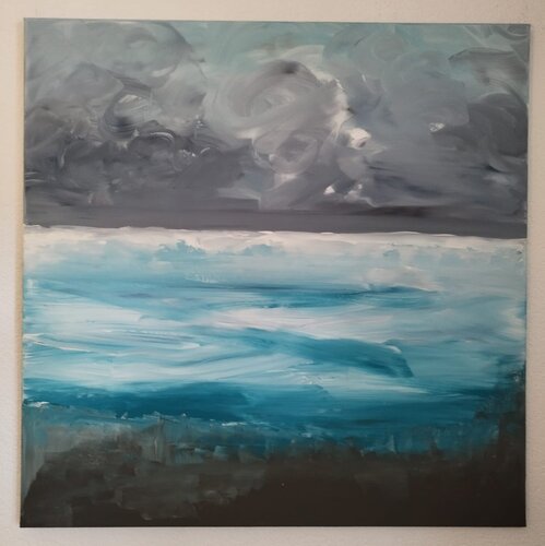 Stürmische See by Vinja Bergmann, Painting for Sale on Singulart