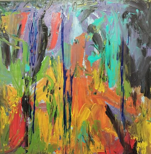 Farbenfreude van Vinja Bergmann, Schilderij te koop op Singulart