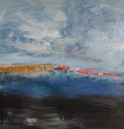 Streif am Horizont by Vinja Bergmann, Painting for Sale on Singulart