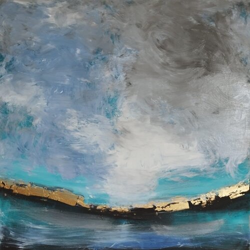 Gebrochener Himmel by Vinja Bergmann, Painting for Sale on Singulart