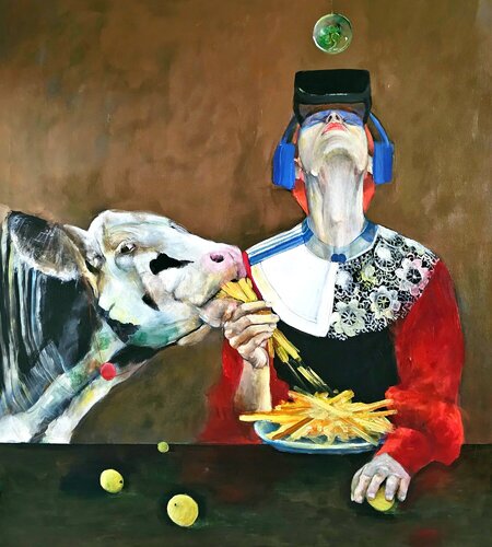 Iluzja rzeczywistości van Agnieszka Banasiak, Schilderij te koop op Singulart