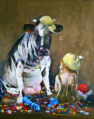 Szczęście niepojęte van Agnieszka Banasiak, Schilderij te koop op Singulart