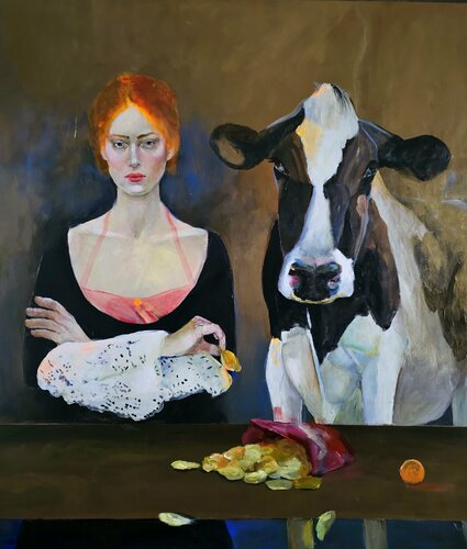 I wciąż się na coś czeka van Agnieszka Banasiak, Schilderij te koop op Singulart