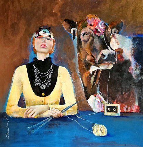 Nasza muzyka van Agnieszka Banasiak, Schilderij te koop op Singulart