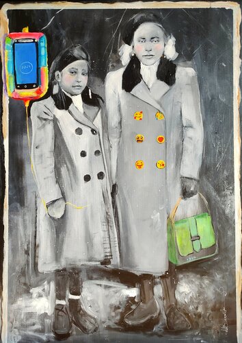 Tych lat nie odda nikt van Agnieszka Banasiak, Schilderij te koop op Singulart
