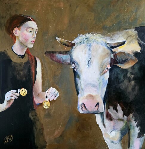 W pół mroku dzieciństwa par Agnieszka Banasiak, Peinture en vente sur Singulart