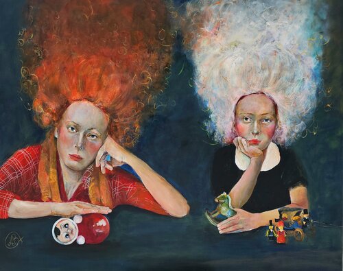 Magia pokoleń par Agnieszka Banasiak, Peinture en vente sur Singulart