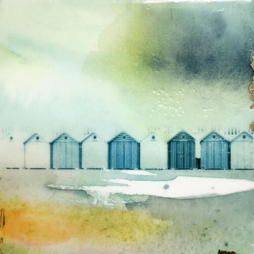 Petit carré 2 by LAETITIA VASSEUR, Work on Paper for Sale on Singulart