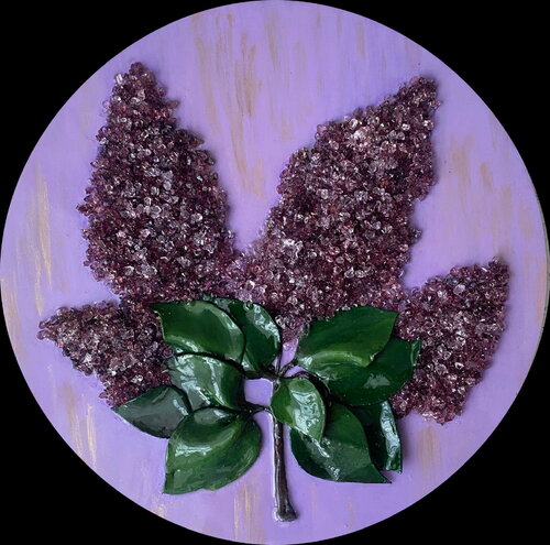 Crystal Lilac Bouquet by Alexandra Martakova, Painting for Sale on Singulart