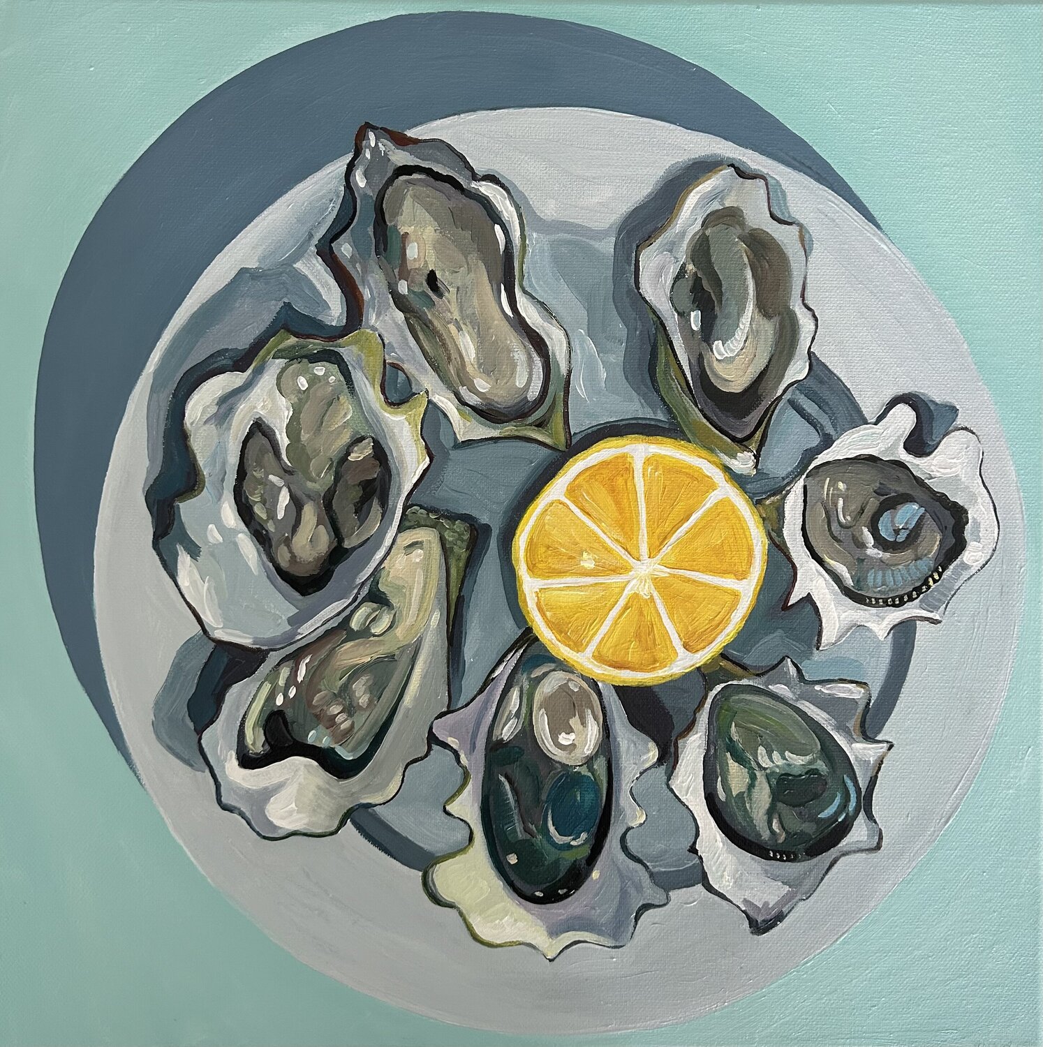 A Taste of the Sea Alexandra Martakova Originalgemälde zu verkaufen