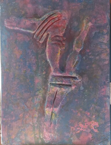 Cristo 89 di Santiago Del Barco Martín, Pittura in vendita su Singulart